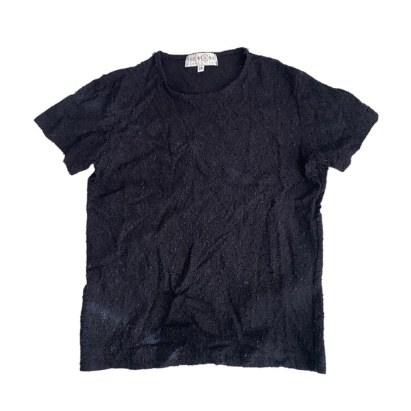 VINTAGE THE WORK COLLECTION Threaded Detailed T-shirt - Picture 5 of 5